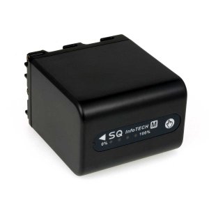 Bateria para Video Sony NP-QM91 com LEDs 4200mAh antracite