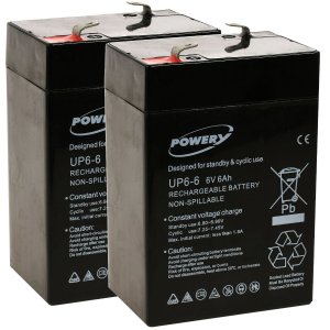 Powery Bateria de GEL substituio de APC RBC 1