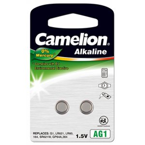 Camelion Pilha de boto 364 LR60 LR621 AG1 blister 2 unid.